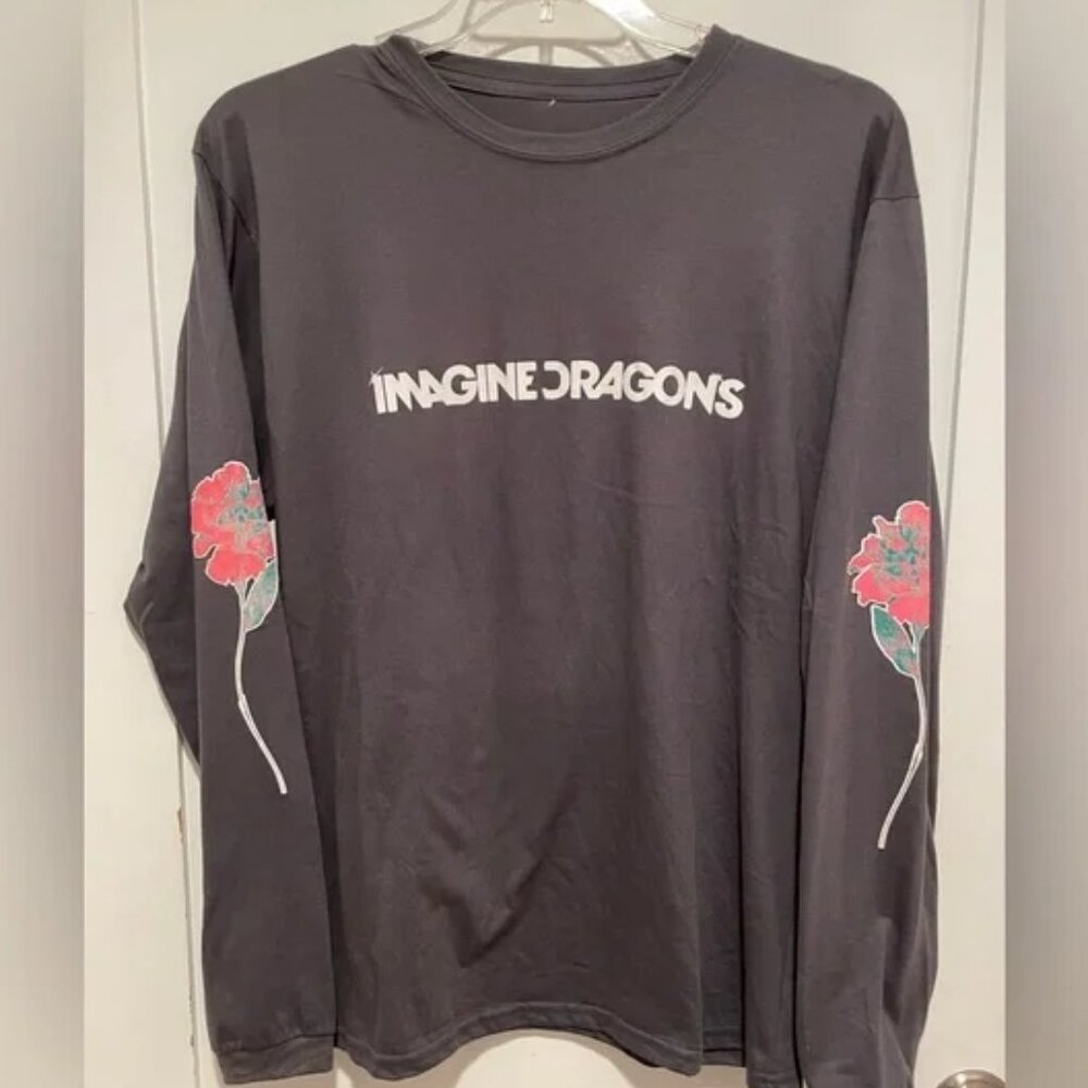 EUC Imagine Dragons Offical Concert Long-Sleeve T-Shirt Red Rocks 2018